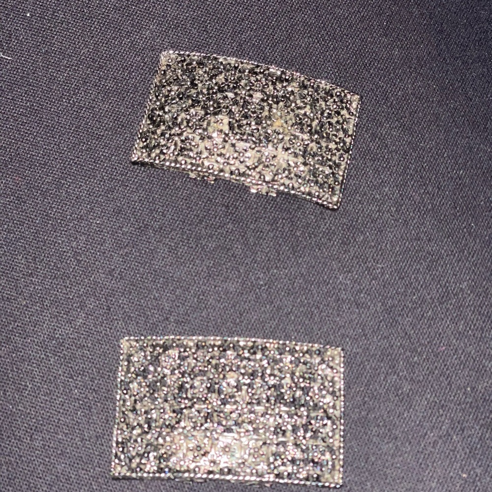 Elegant Silver shoe Clips